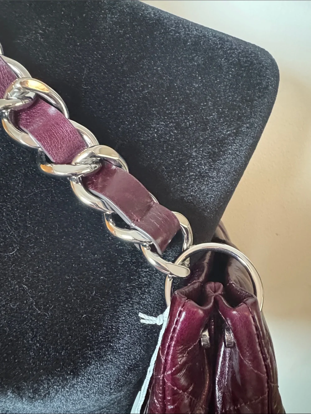 Tory Burch Quilted Shoulder Bag - Burgundy